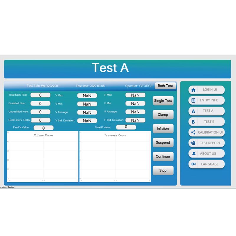 Машина для определения объема разрыва презерватива и давления