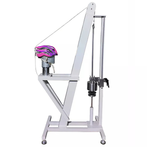 Машина для испытания шлема модульной конструкции на скатывание