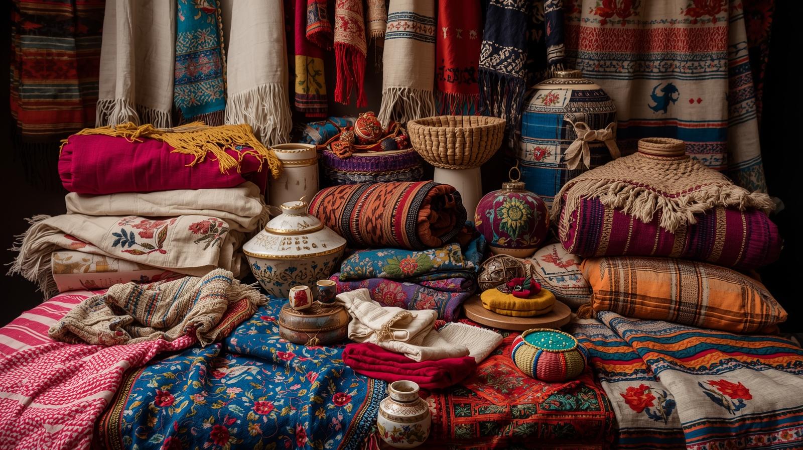 各种各样的纺织制品