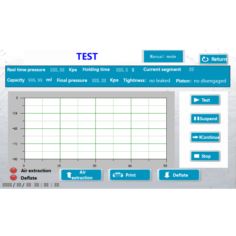 Тестер утечки воздуха для медицинских шприцев | Тестер герметичности при отрицательном давлении согласно ISO 7886-1
